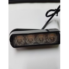 LED STROBO 4 X LED 12/24V ORANŽNA R65 R10 1277