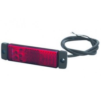 35.914.000 LED MARKER RDEČ HORIZONTALNA MONTAŽA 3XLED 12-24V