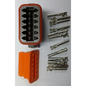 4049 Deutsch konektor 12 polni z ženskimi končniki in zaklopom