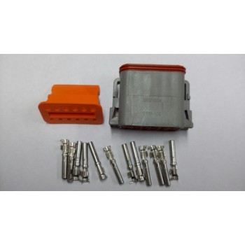 4049 Deutsch konektor 12 polni z ženskimi končniki in zaklopom