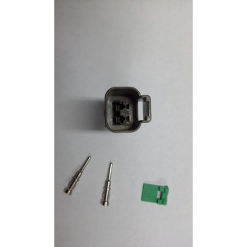 4052 Deutsch konektor 2 polni z moškimi končniki in zaklopom