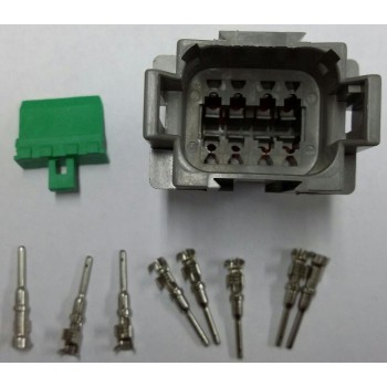 4058 Deutsch konektor 8 polni z moškimi končniki in zaklopom