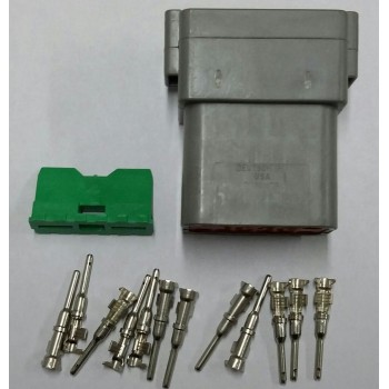 4059 Deutsch konektor 12 polni z moškimi končniki in zaklopom