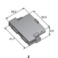 ženski 9-polni konektor