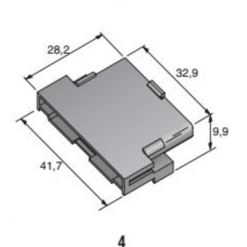 ženski 9-polni konektor