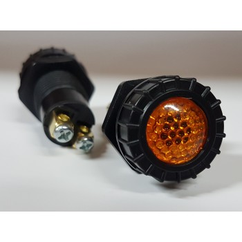 Ohišje za signalno lučko 944 - Oranžno (FI 17mm)