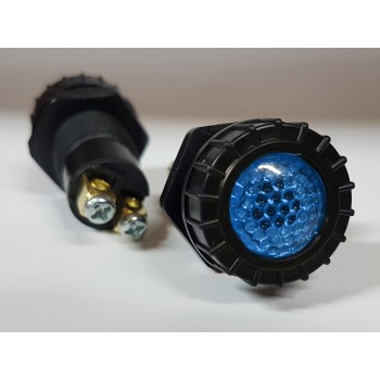 Ohišje za signalno lučko 945 - Modro (FI 17mm)