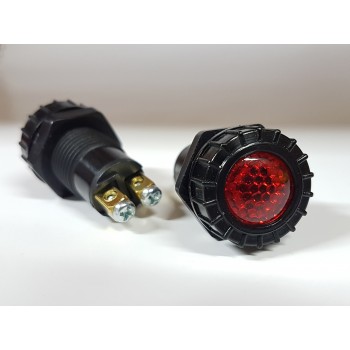 Ohišje za signalno lučko 946 - Rdeče (FI 17mm)