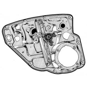 PANELA Z MEHANIZMOM ZA ELEKTRIČNI POMIK STEKEL NA LEVIH ZADNJIH VRATIH ZA FIAT STILO 10/2001>2008 46831657
