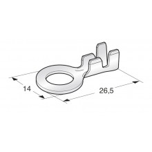 OČESNA SPONKA STDL26 3÷6mm2 M6