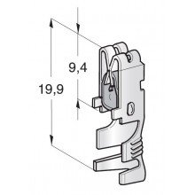KABELSKI KONČNIK UNI F630 Z ZAPONKO 1107920
