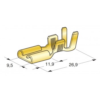 KABELSKI KONČNIK FASTON F950 1301420