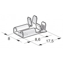 KABELSKI KONČNIK FASTON F800 FLAG WITH LOCKING NOTCH 1101680