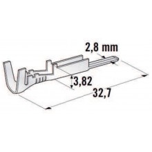 KABELSKI KONČNIK FOR SEAL CONNECTORS METRIPACK M280 1104500