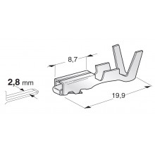 KABELSKI KONČNIK FOR SEAL CONNECTORS METRIPACK F280 1104510