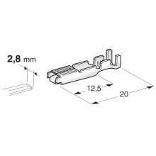 KABELSKI KONČNIK FOR SEAL CONNECTORS MARK II F280 1102000