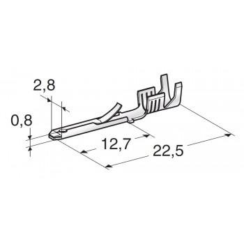 KABELSKI KONČNIK FOR SEAL CONNECTORS DIN 46343 ZA AVTO RADIO 1108060