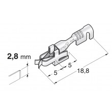 KABELSKI KONČNIK FOR SEAL CONNECTORS JPT F280 1107209