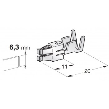 KABELSKI KONČNIK FOR SEAL CONNECTORS SPT F630 1102050