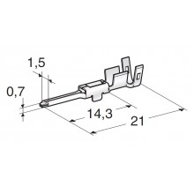 KABELSKI KONČNIK FOR SEAL CONNECTORS 070 M150 1108080