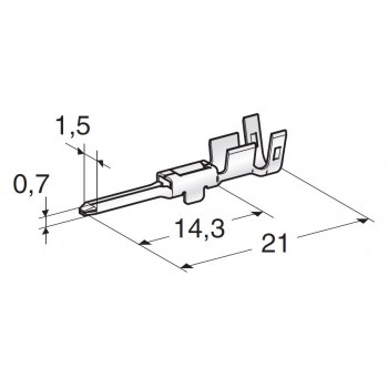 KABELSKI KONČNIK FOR SEAL CONNECTORS 070 M150 1108080