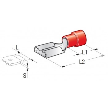 KABELSKI KONČNIK POL IZOLIRAN F470