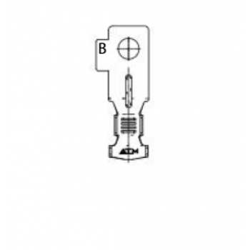 KABELSKI KONČNIK W62 POL.B 25÷40mm2 M8