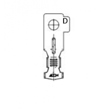 KABELSKI KONČNIK MIDI 6÷8mm2 M5 POL.D