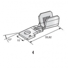 kabelski končnik MIDI G10 POL BA