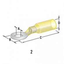 očesna spojka s termokrčko WP D10
