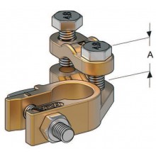 LITA KLEMA ZA BATERIJO IZ MEDENINE 25÷50 mm2 +