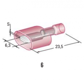moški konektor za T-hitro sponko M630