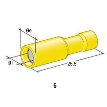 ženski kabelski konektor BULLET FD5