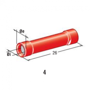 kabelska spojka BUTT D1,7