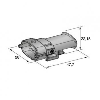 KONEKTOR C 280 4 POL MOŠKI 12mm