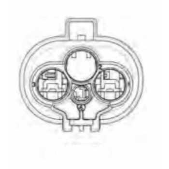 MOŠKI VODOODPORNI  KONEKTOR 3 POL