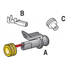 VODOTESNI KONEKTOR 1 POL ŽENSKI SUPERSEAL 1,5