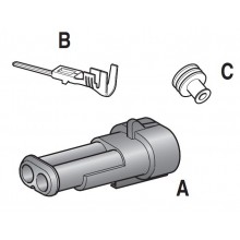 VODOTESNI KONEKTOR 2 POL MOŠKI SUPERSEAL 1,5 3050125