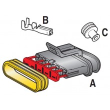 VODOTESNI KONEKTOR 5 POL ŽENSKI SUPERSEAL 1,5