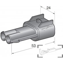 VODOTESNI KONENTOR MOŠKI SEAL 2.8 2 POL