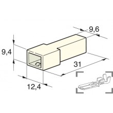 KONEKTOR MULTIPLE 6,3 MOŠKI