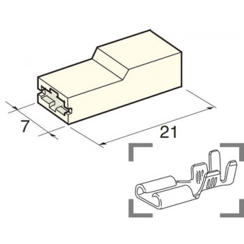 IZOLACIJA ZA ŽENSKI 4,8 KONČNIK BARVA MATERIALA