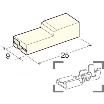 IZOLACIJA ZA ŽENSKI 6,3 KONČNIK BARVA MATERIALA 4410078