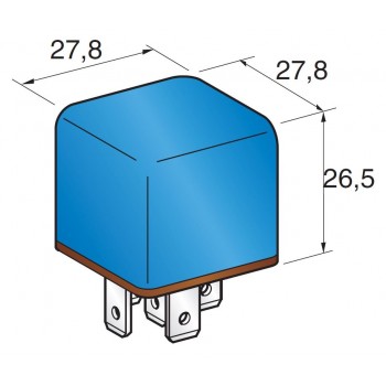 RELE MINI MODRA 0603040