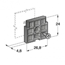 PRITRDILNA PLOŠČICA  -VIJAK