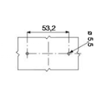 BOX ZA 4 UNIVAL VAROVALKE S SPODNJIMI PRIKLJUČKI