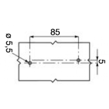 BOX ZA 6 UNIVAL VAROVALK Z LATERALNIMI IZHODI