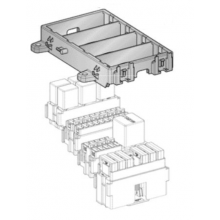 OKVIR ZA NOSILCE VAROVALK 4-PREKATNI