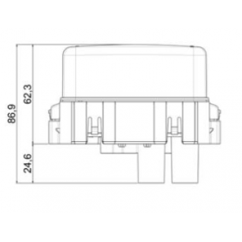WP modul za 6 MINIVAL + 1 MAXIVAL + 1 MINIRELAY + 3 MICRORELAY