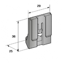 PRITRDILNA PLOŠČICA  - MOŠKA